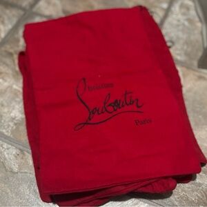 Lot of 9 Red Designer Logo Dust Bags – Shoe/Accessory Storage – Paris Style